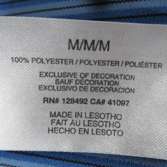 Greg Norman* Men's Short Sleeve Split Side Hem 1/4 Button Down Golf Shirt~Medium - Picture 5 of 10